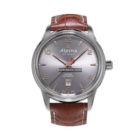 Alpina Alpiner Automatic Grey and Brown ...