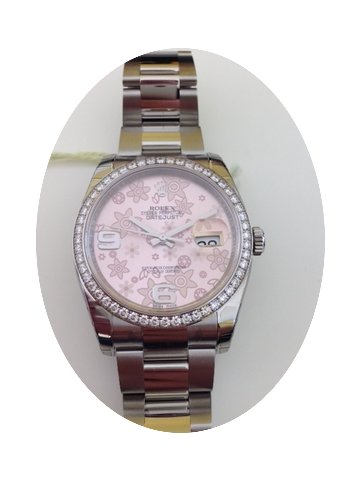 Rolex Datejust Edelstahl Weißgold 36 Oy...