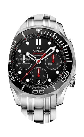 Omega Seamaster 300m Diver Co-Axial Chro...