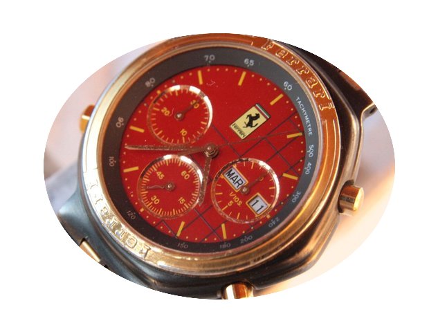 Cartier FERRARI chrono homme or/acier pa...