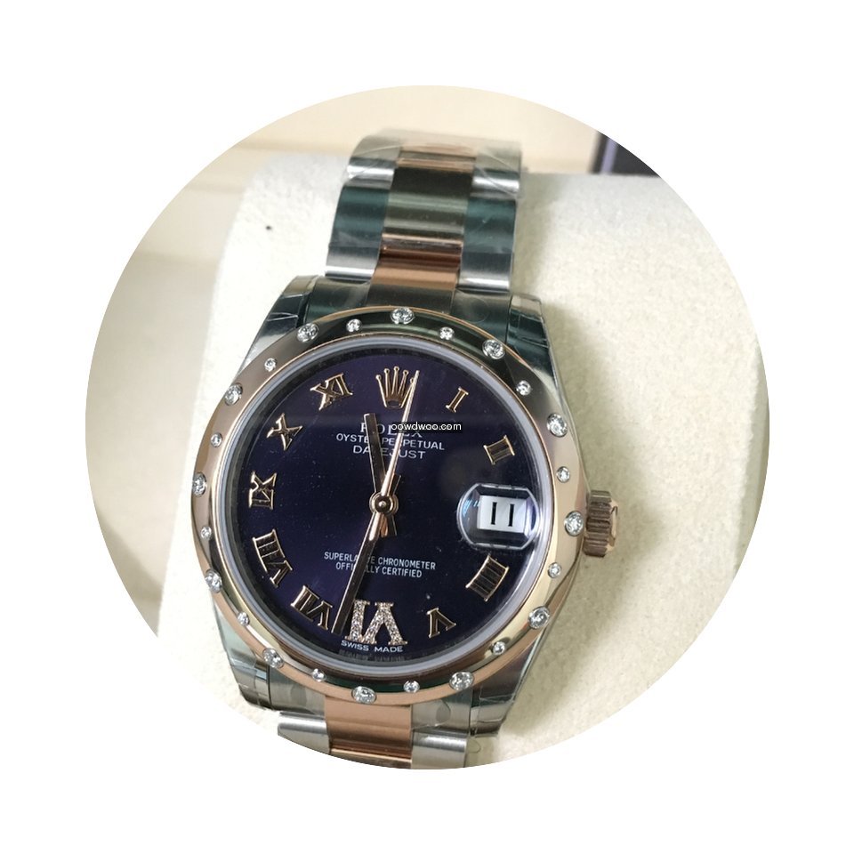 Rolex 178341 31mm Datejust 18K Gold Stee...