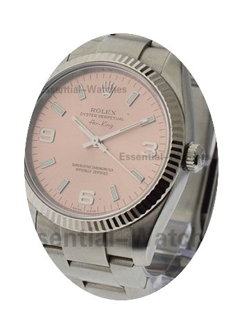 Rolex Used Airking 114234 with Fluted Be...