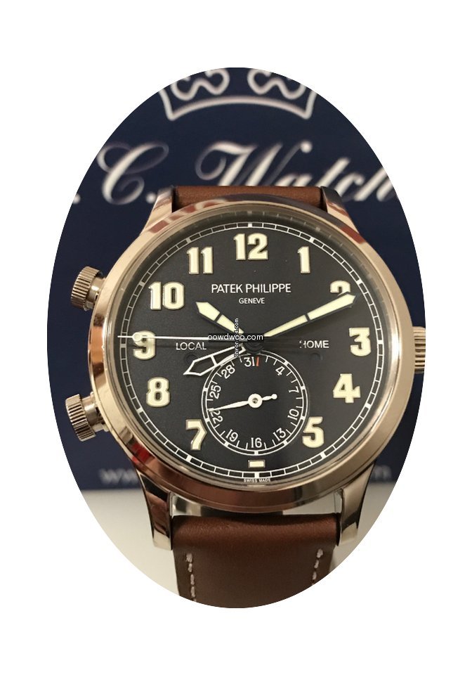 Patek Philippe 5524G Calatrava Pilot tra...