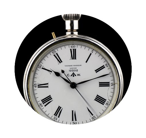 Ulysse Nardin Silver White Enamel Dial B...