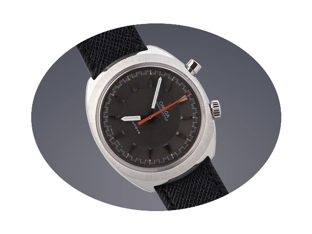 Omega Chronostop 'Drivers' watch steel m...