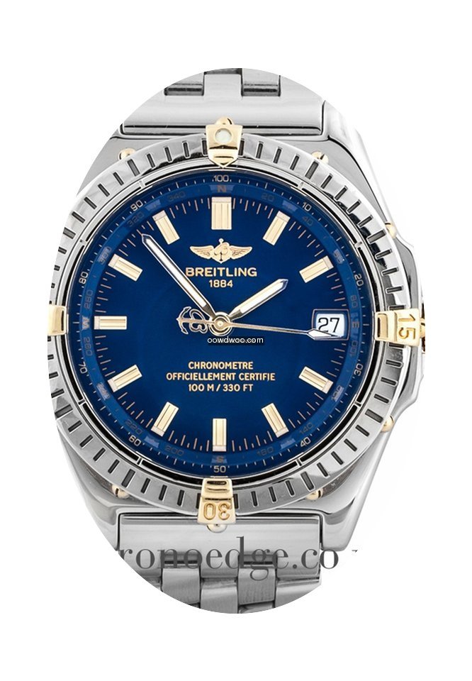 Breitling Windrider Auto Steel & Gold B1...