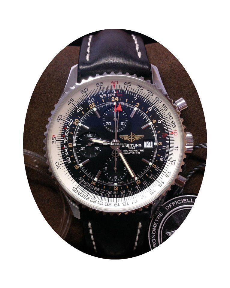 Breitling Navitimer World A24322 - Box &...