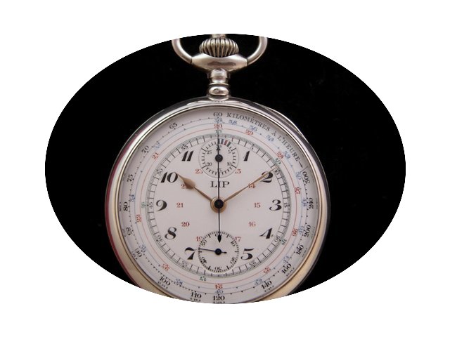 Lip Vintage Pocket Chronometer Chronogra...