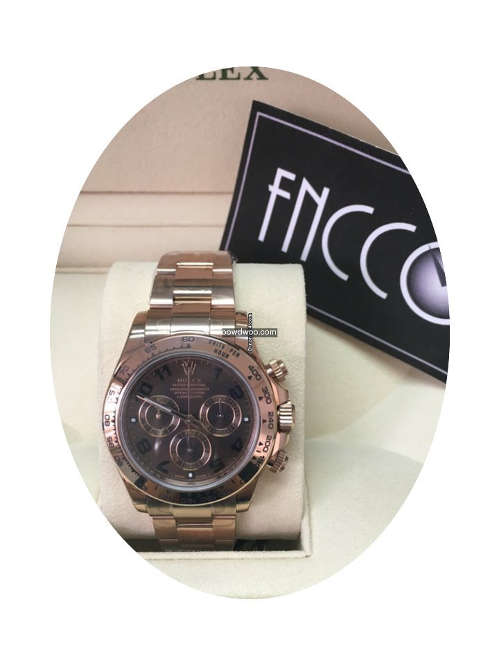 Rolex 116505 Chocolate Dial...