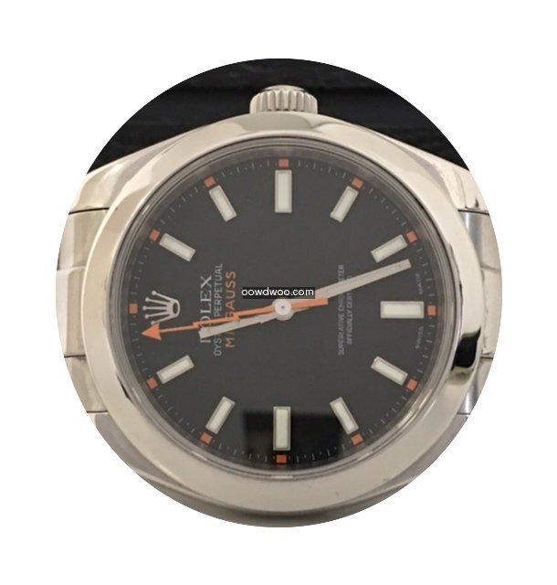 Rolex Milgauss Green Black Dial Completo...