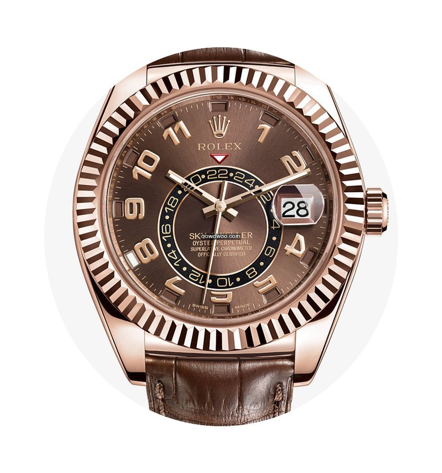 Rolex Sky-Dweller 18kt Rose Gold Annual ...