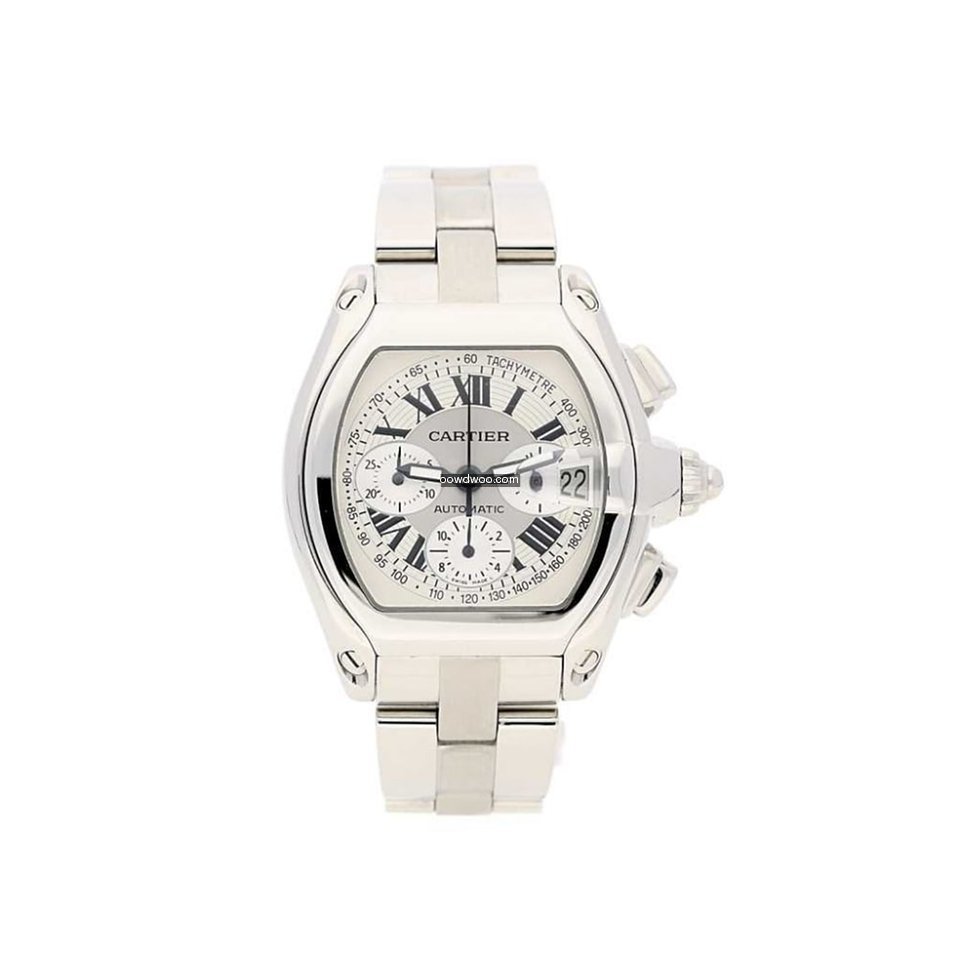 Cartier Roadster Chronograph 2618 - Silv...