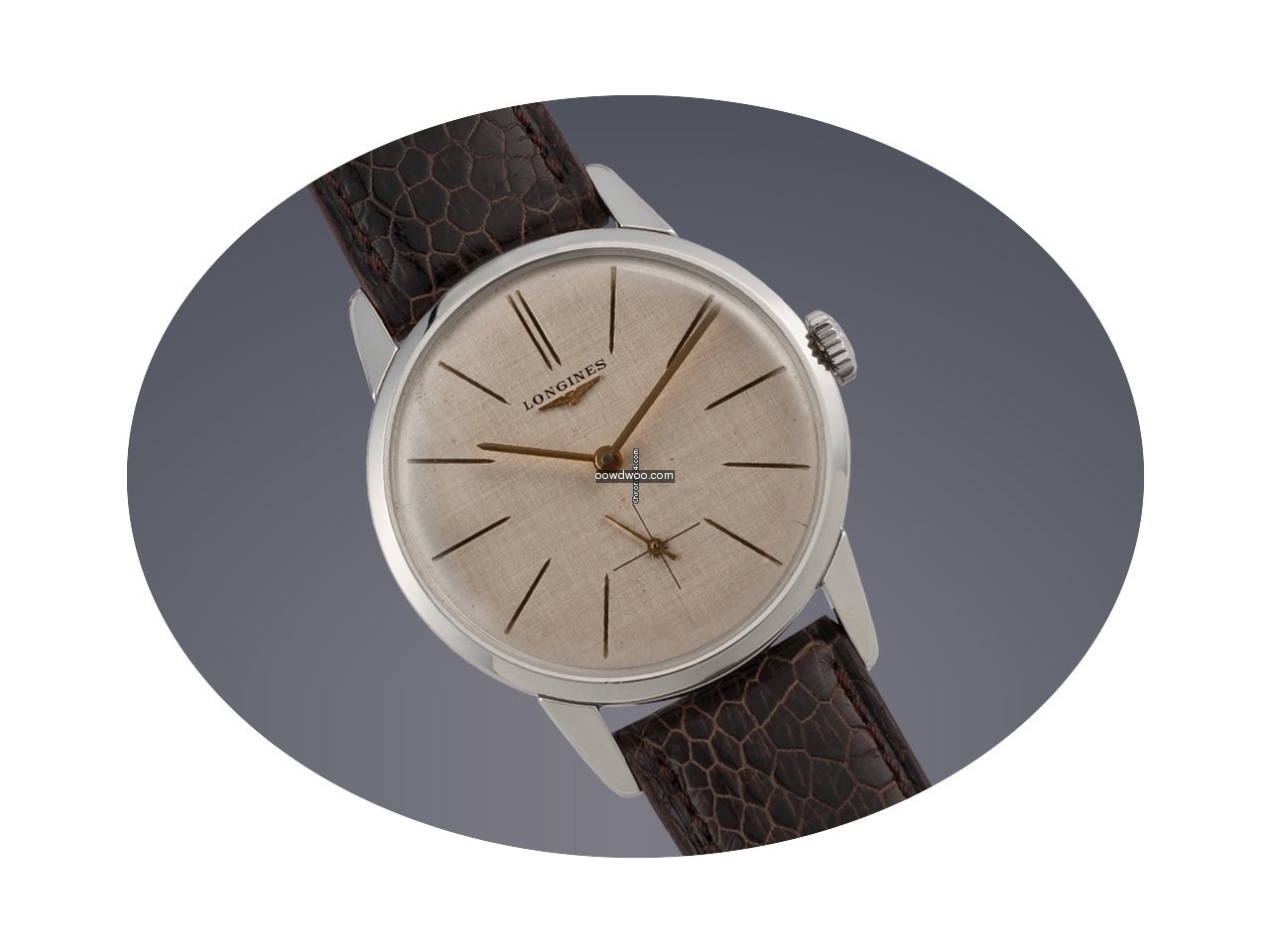 Longines stainless steel manual watch li...