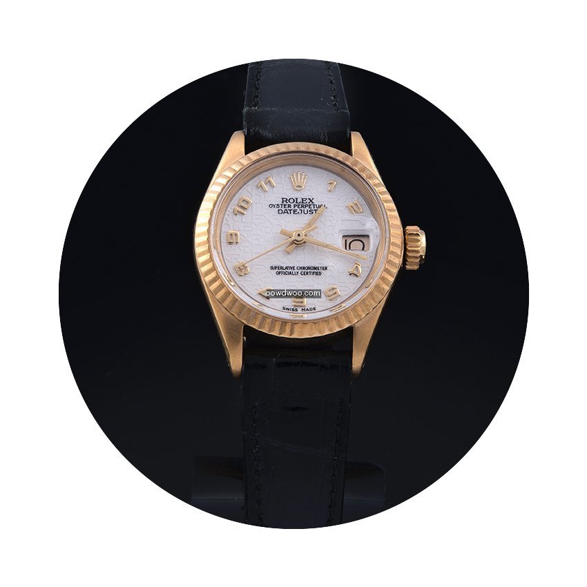Rolex DATEJUST ORO Y CUERO...