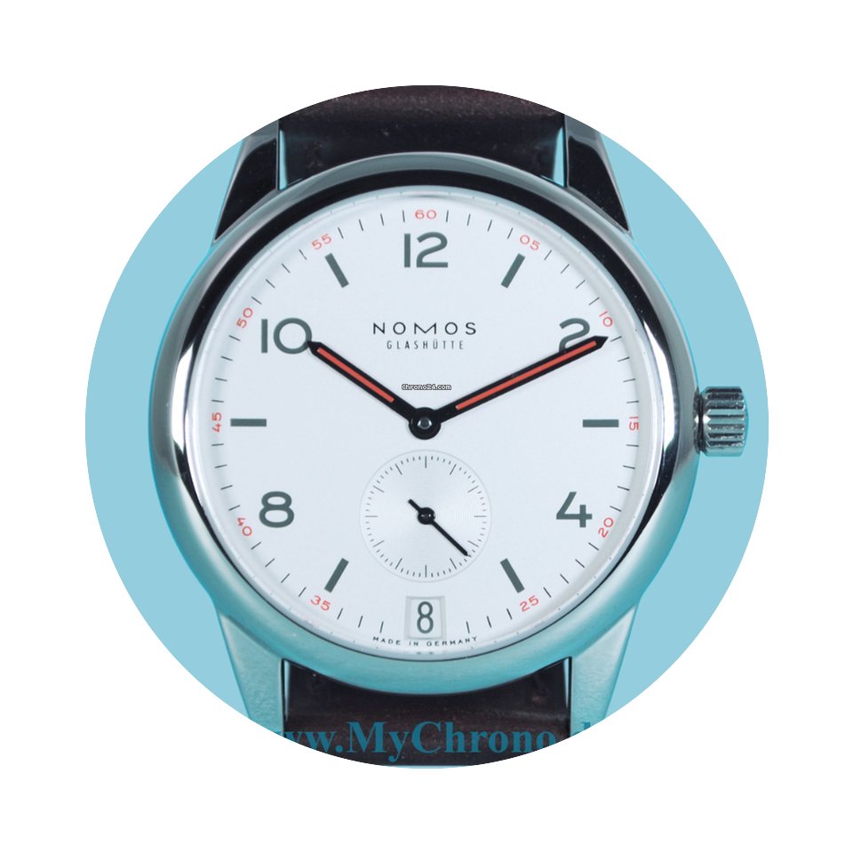 Nomos Glashütte Club Datum Edelstahlbod...