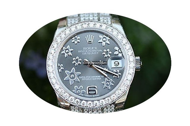 Rolex 178240 Midsize 31mm Datejust Flora...
