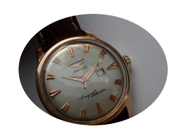 Longines Conquest Calendar Solid Gold Vi...