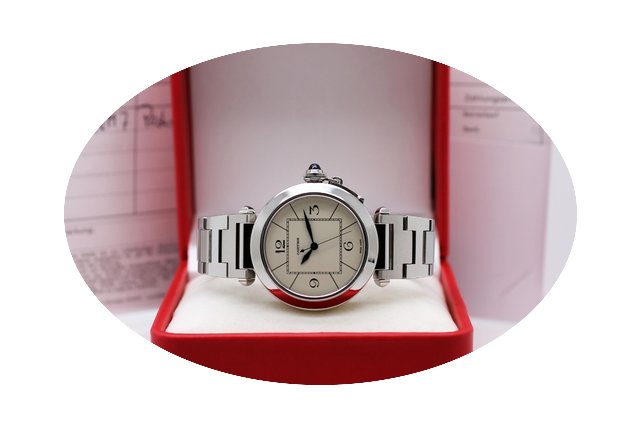 Cartier Pasha 42 - Ref. W31072M7 - Stahl...