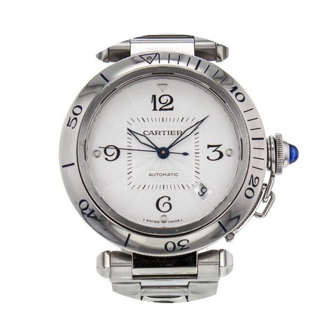 Cartier Pasha 38mm W31031h3 Stainless St...