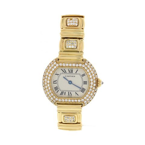 Cartier Ladies Cartier Ellipse 18K Yello...