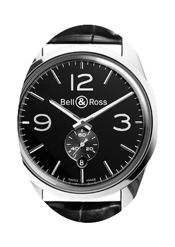 Bell & Ross BR 123 Officer Black...