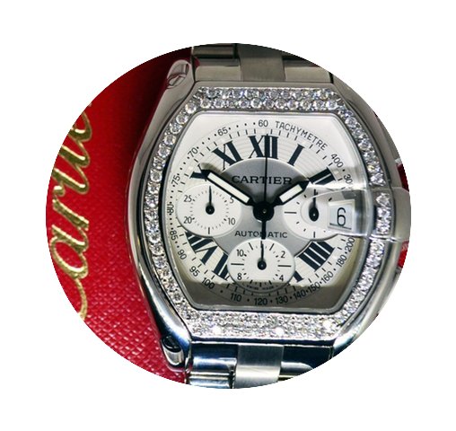Cartier Roadster Chronograph Steel &...
