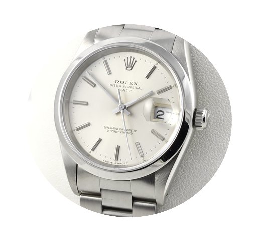 Rolex Date Edelstahl Herrenuhr...