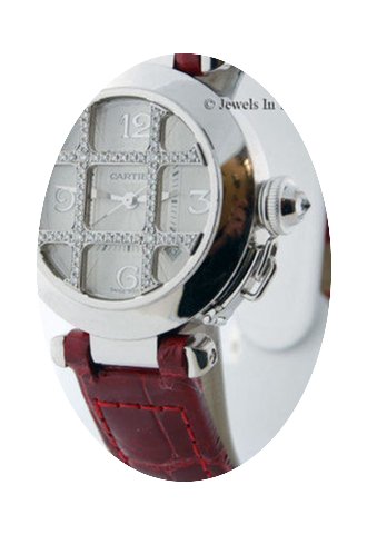 Cartier Pasha 32mm 18K White Gold & ...