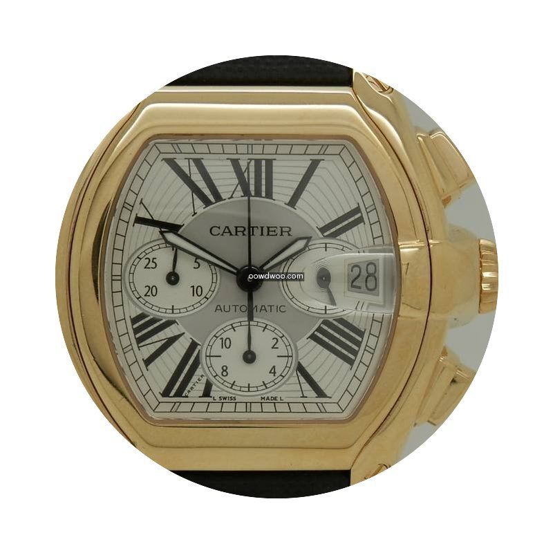 Cartier Roadster Chrono XL Gold W62021Y2...