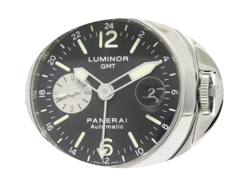 Panerai Polished Luminor Gmt Steel Autom...