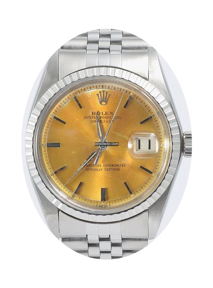 Rolex Datejust Stahl 1603 Tropical Dial ...