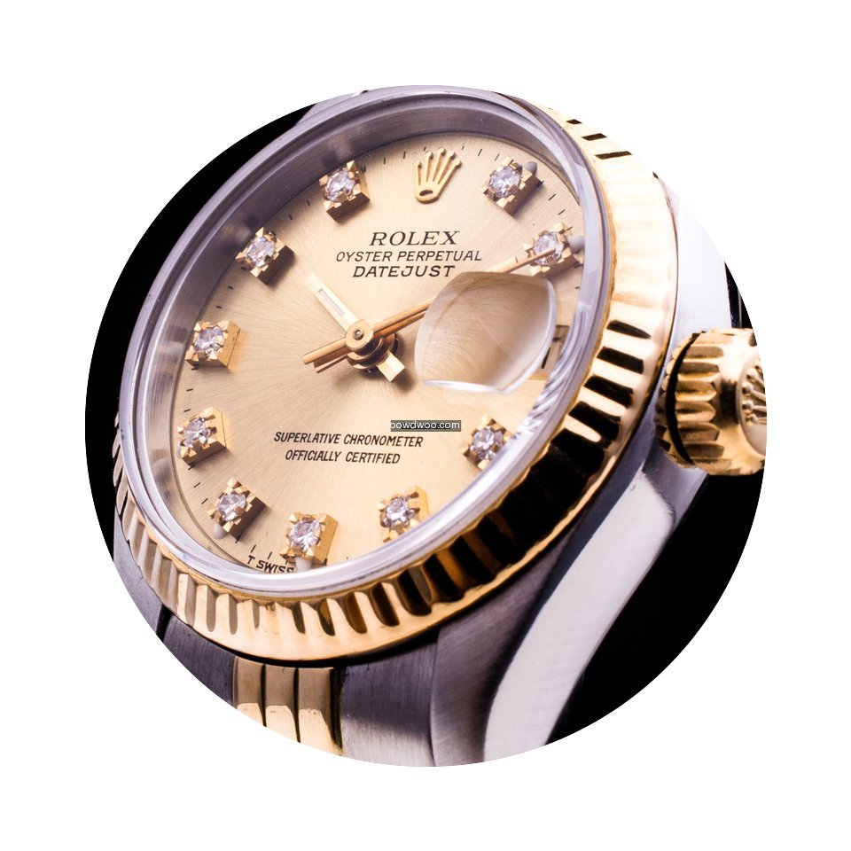 Rolex Datejust Stahl/Gold Brilliant Date...