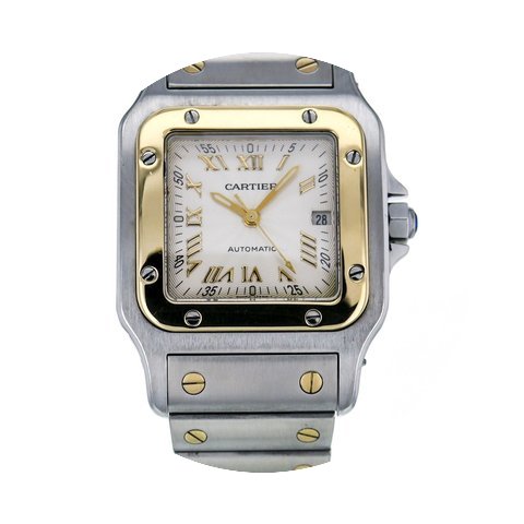 Cartier Santos Galbee Steel And Gold Aut...