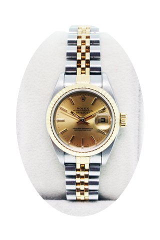 Rolex Datejust 79173 Two Tone Champagne ...
