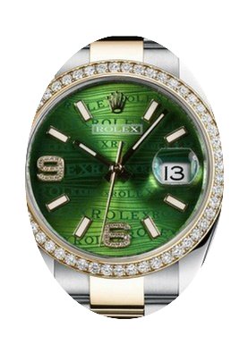 Rolex Datejust 36 116243-GNWDDO Green Wa...