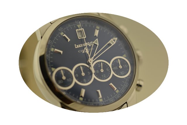 Eberhard & Co. CHRONO 4 BLUE DIAL ST...