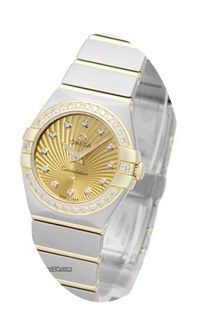 Omega Constellation Brushed Quarz Mini...