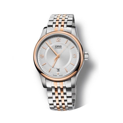 Oris Armbanduhr bicolor Classic Date...