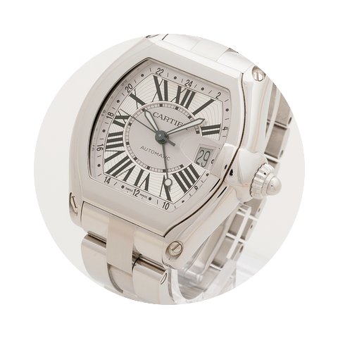 Cartier Roadster XL GMT W62032X6 Full Se...