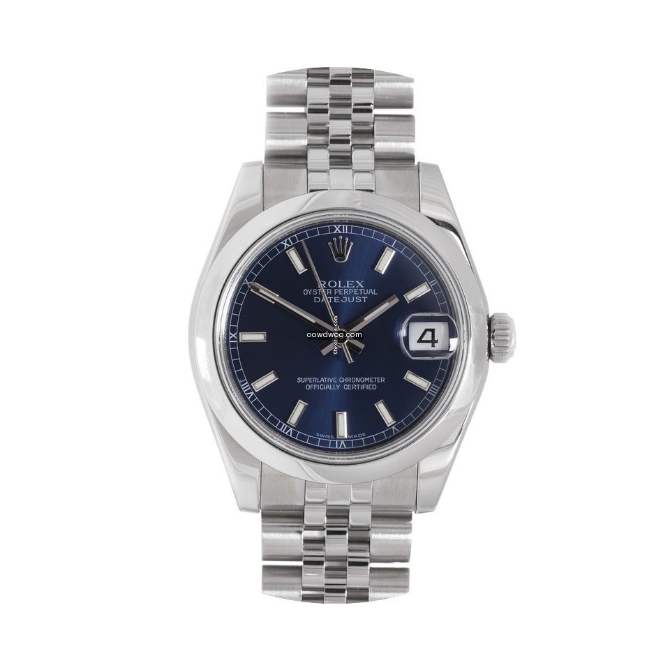 Rolex Stainless Steel Blue Dial Datejust...