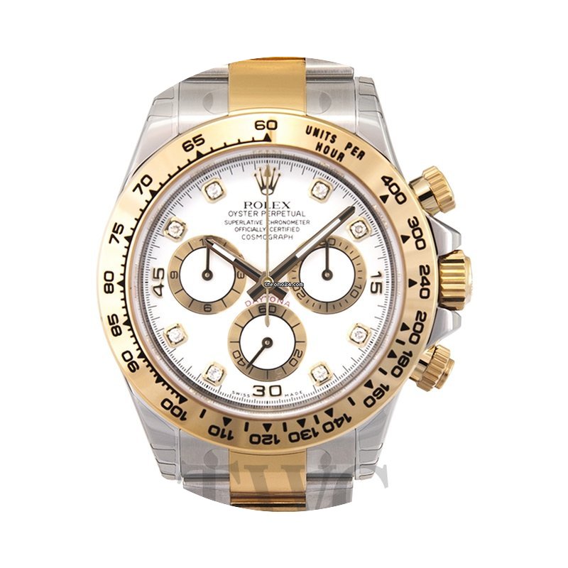 Rolex Daytona White/18k gold Ø40mm - 11...