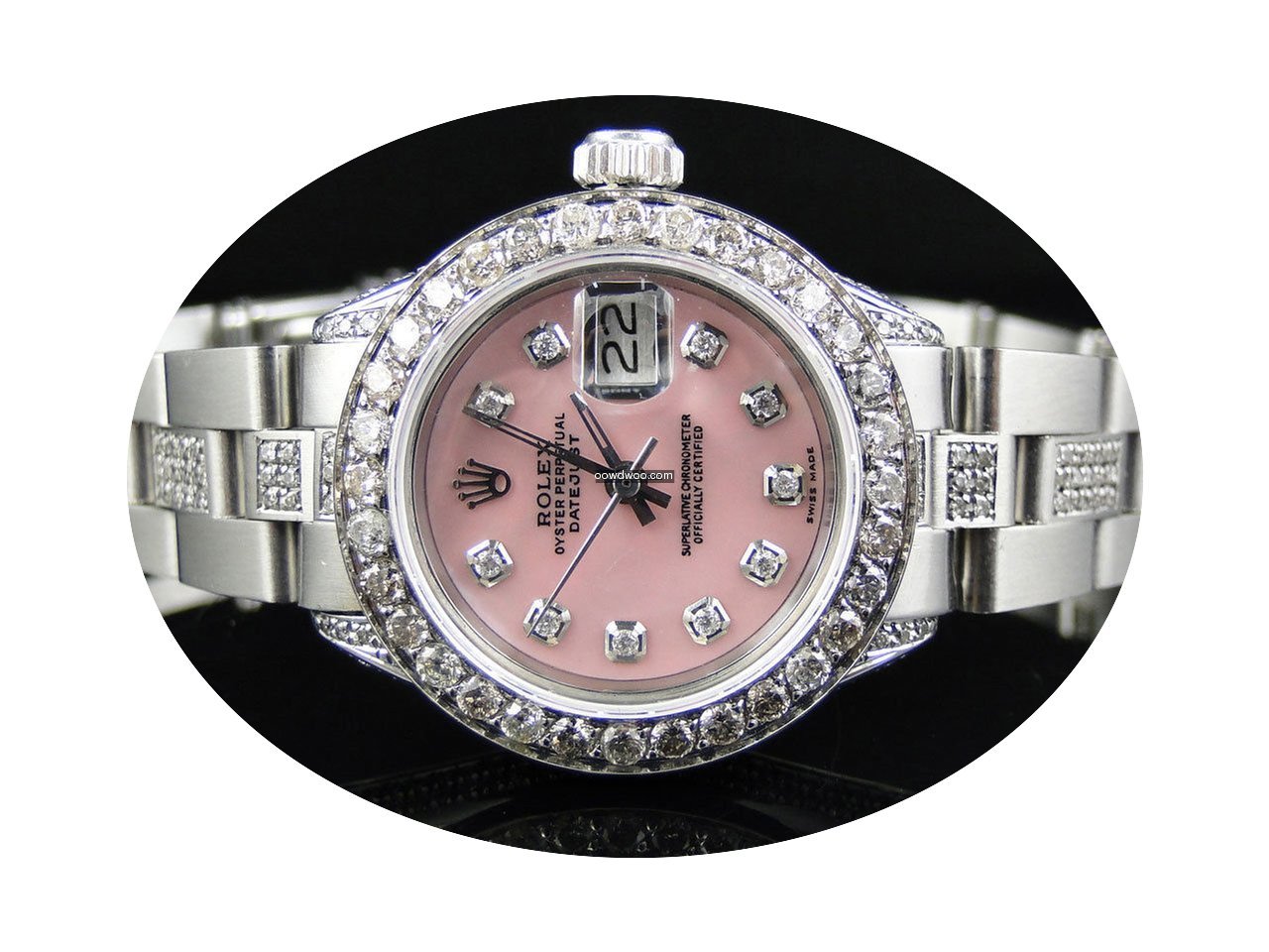 Rolex Ladies Stainless Steel Rolex Datej...