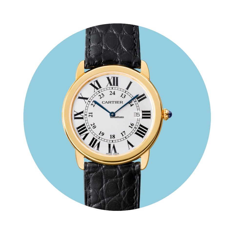 Cartier Ronde Solo De Cartier 36mm Gelbg...