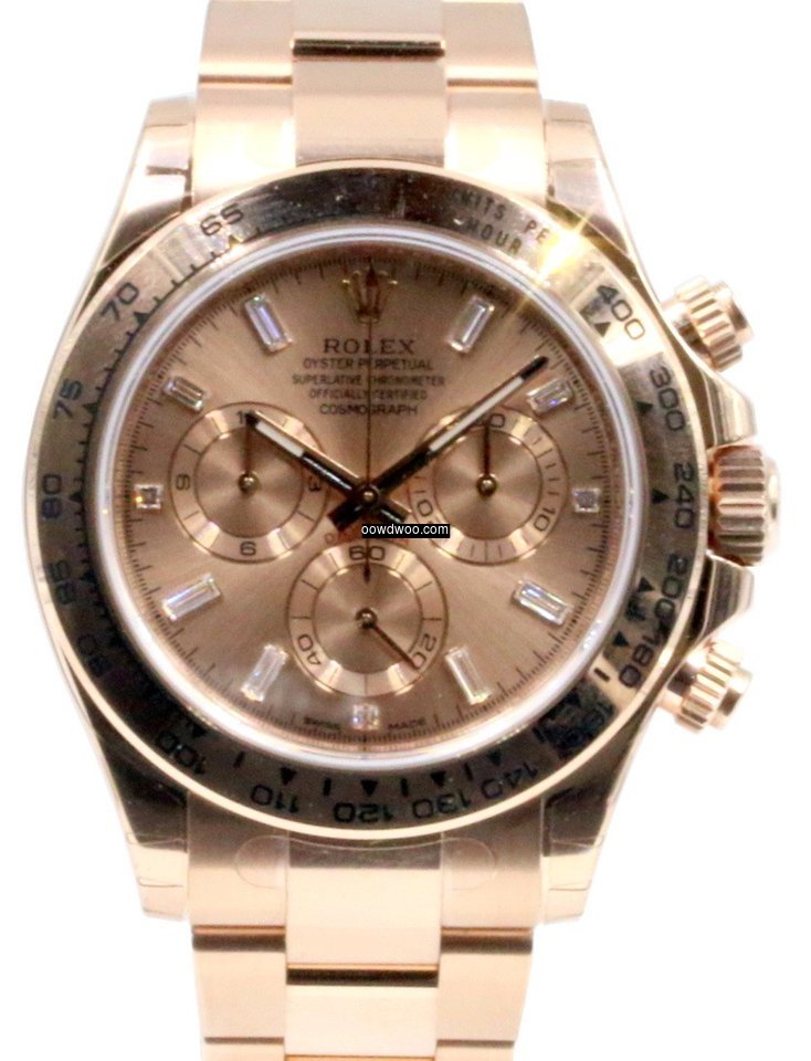 Rolex Daytona Rose Gold 116505 Men's 40m...