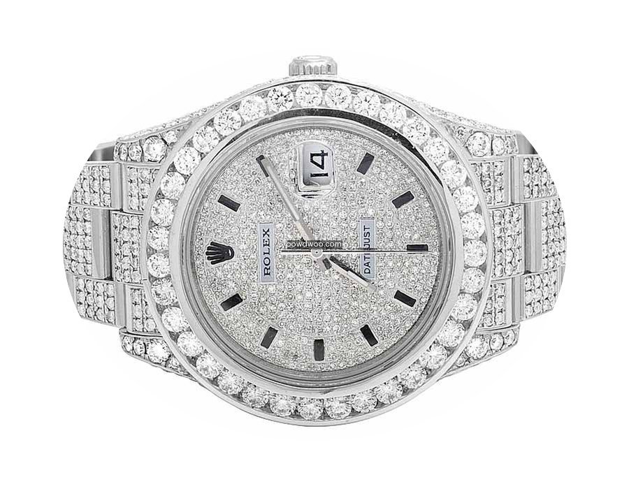 Rolex Mens Full Iced 41 MM 116334 Rolex ...