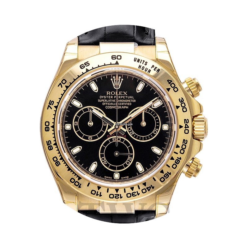 Rolex Daytona Black 18k Yellow Gold/Blac...