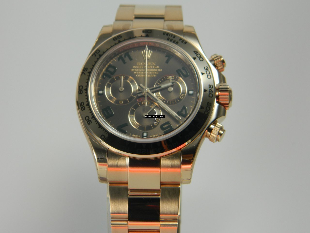 Rolex Daytona Rose Gold Choco Dial • N...