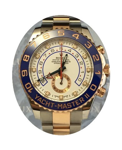 Rolex Yacht master 2 Rose on steel...