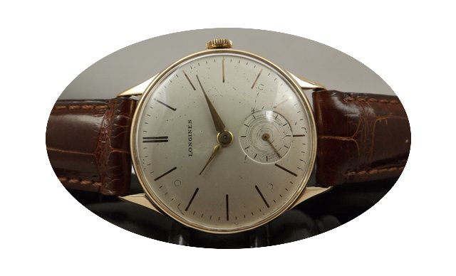 Longines in oro 18kt 750 a carica manual...