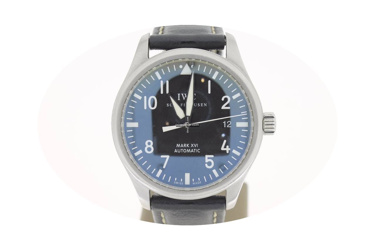 IWC Pilot Mark XVI Steel (B&P2012) Steel...